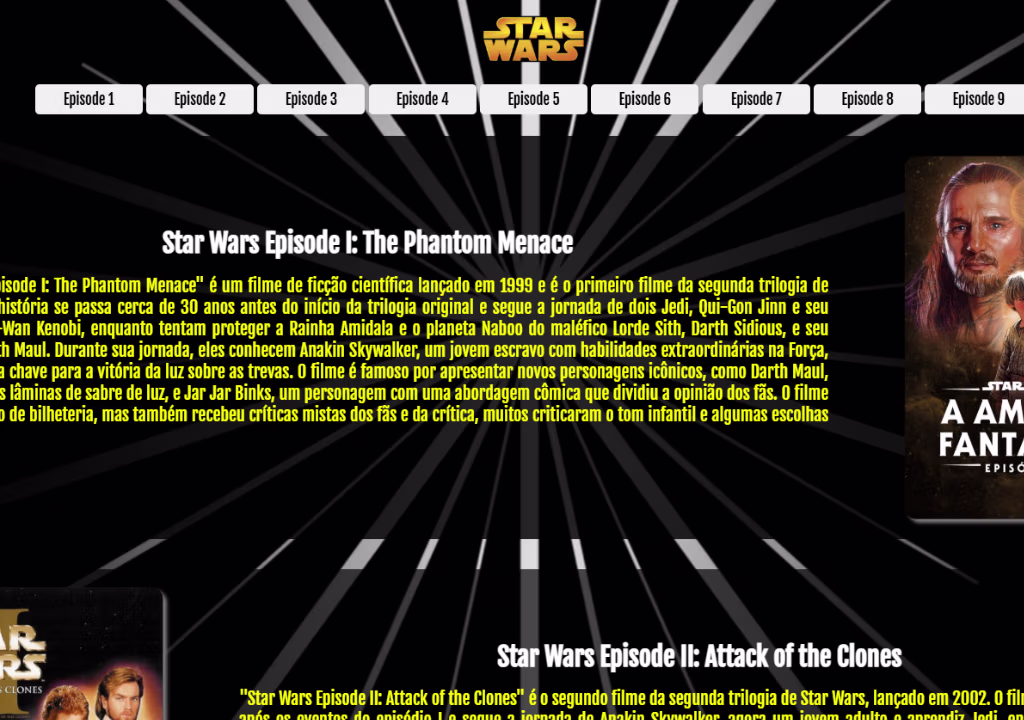 Star Wars - Cronologia